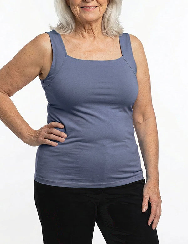 The Freedom Tank Top (Built-in Padding, No Bra Needed)