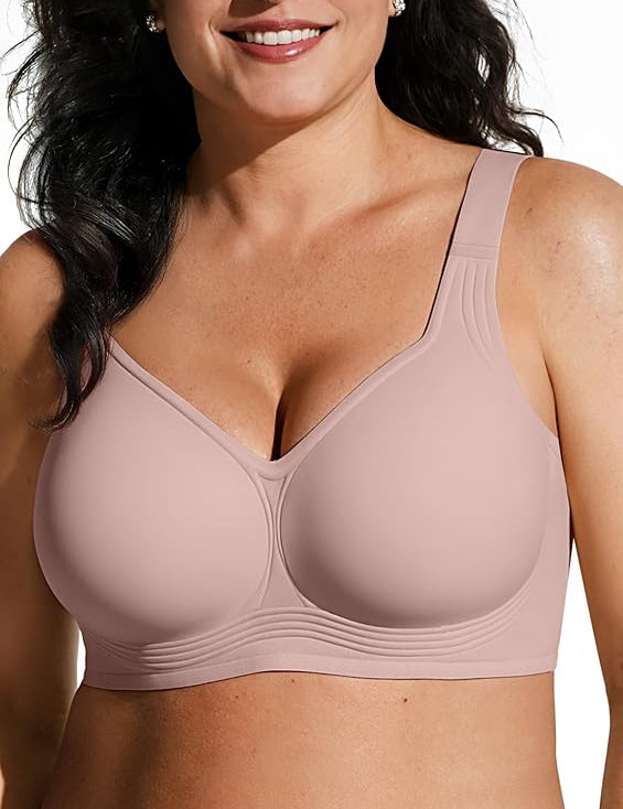 Womens Wireless Jelly Comfort Bra Full Supportive