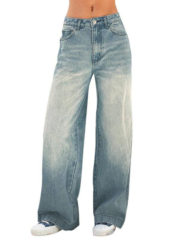 Comfort-Flex Wide Leg Jeans