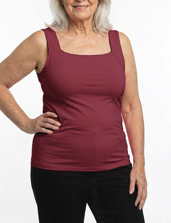 The Freedom Tank Top (Built-in Padding, No Bra Needed)