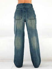 Comfort-Flex Wide Leg Jeans