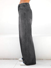 Comfort-Flex Wide Leg Jeans