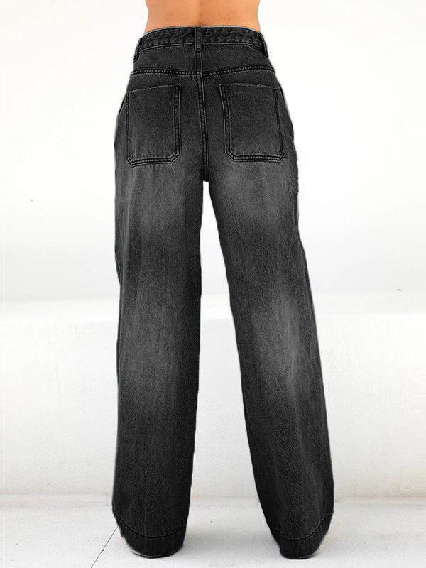 Comfort-Flex Wide Leg Jeans