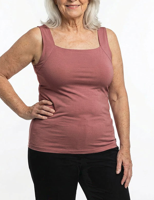 The Freedom Tank Top (Built-in Padding, No Bra Needed)